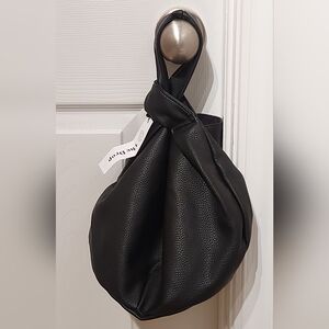 Black Knot Handle Women's Bag - Unbranded